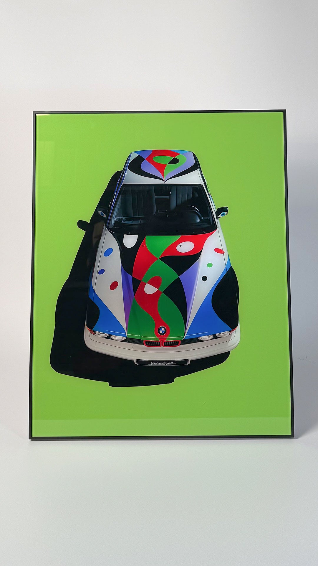 BMW Art Cars 730i Manrique 40x50cm - Rene Staud