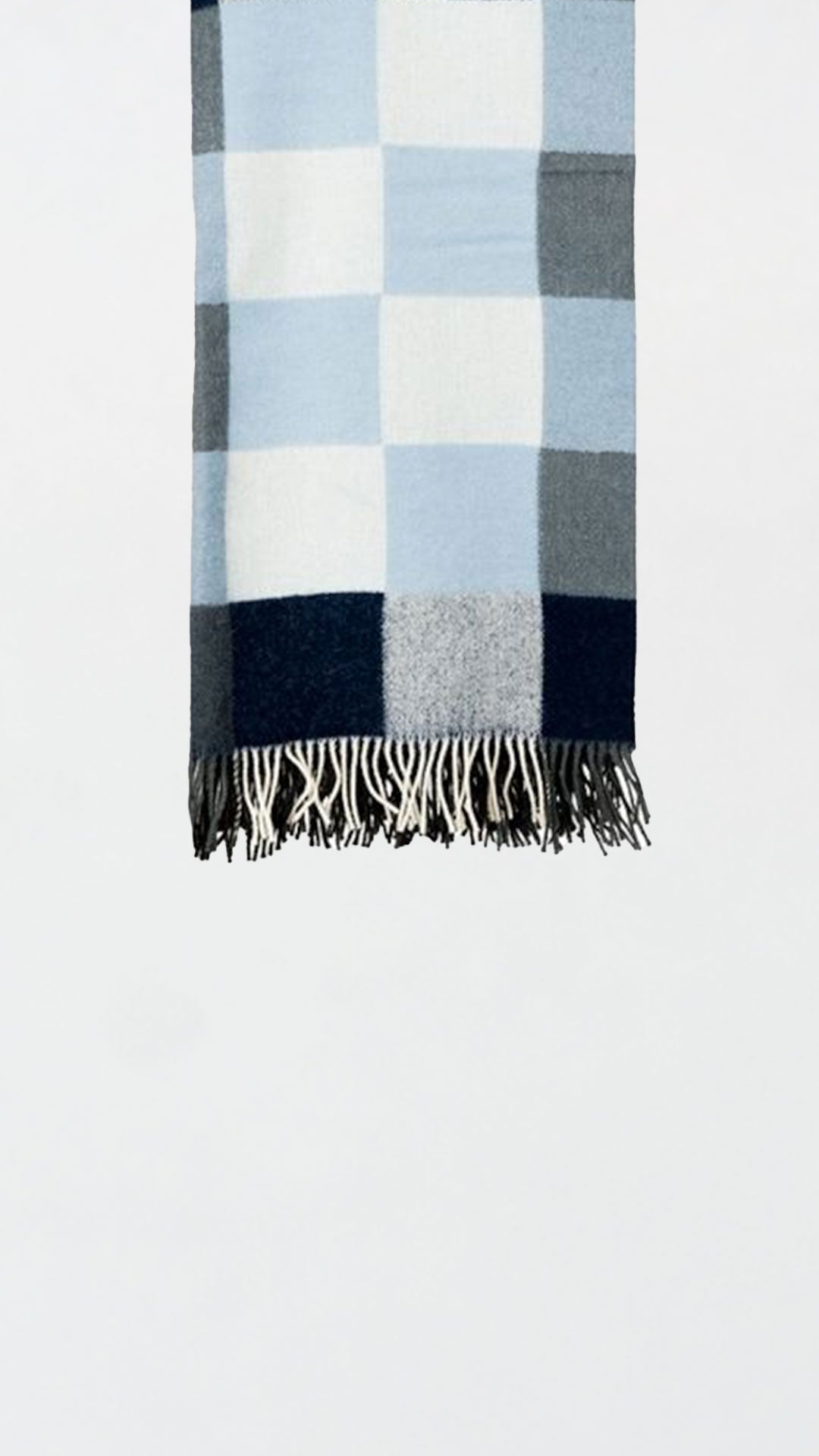 Bil plaid Blå - Silkeborg uldspinderi