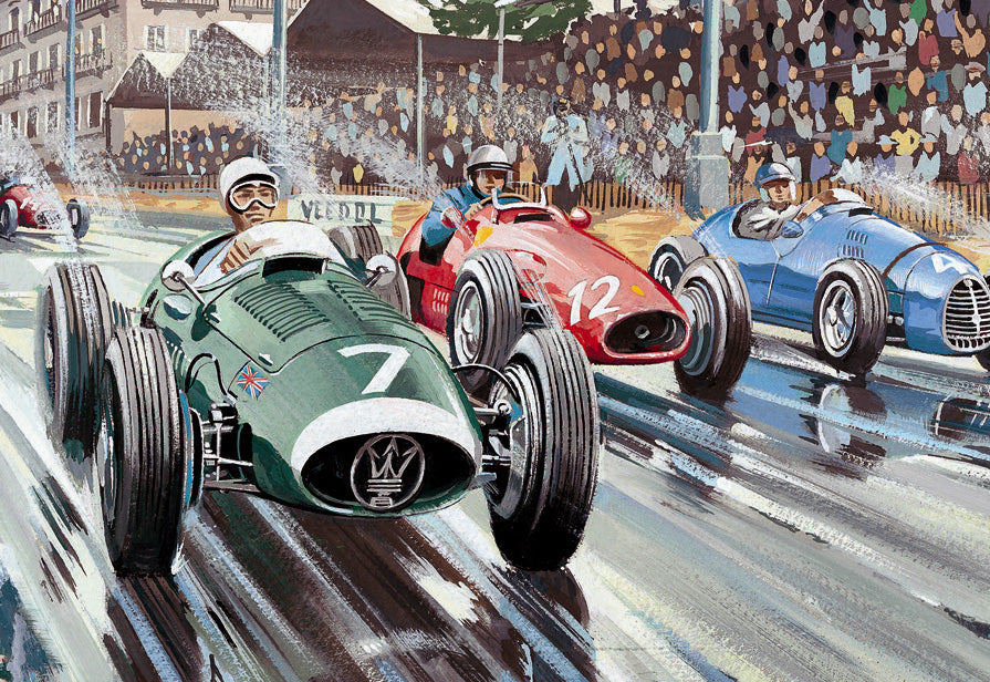 Grand prix de Bordeaux 1954 Plakat