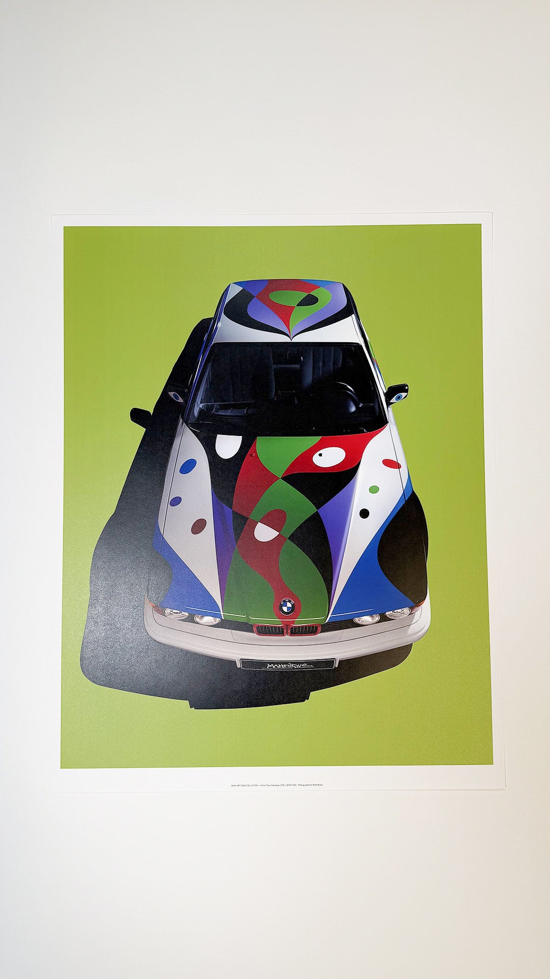 BMW Art Cars 730i Manrique 58,5x75cm Print - Rene Staud