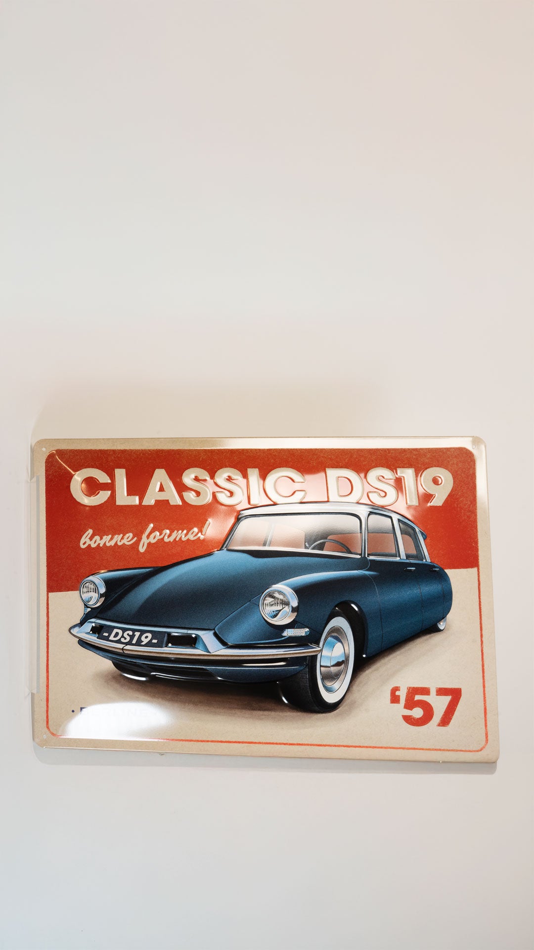 Classic Citroen DS19 1957 Skilt 30x40