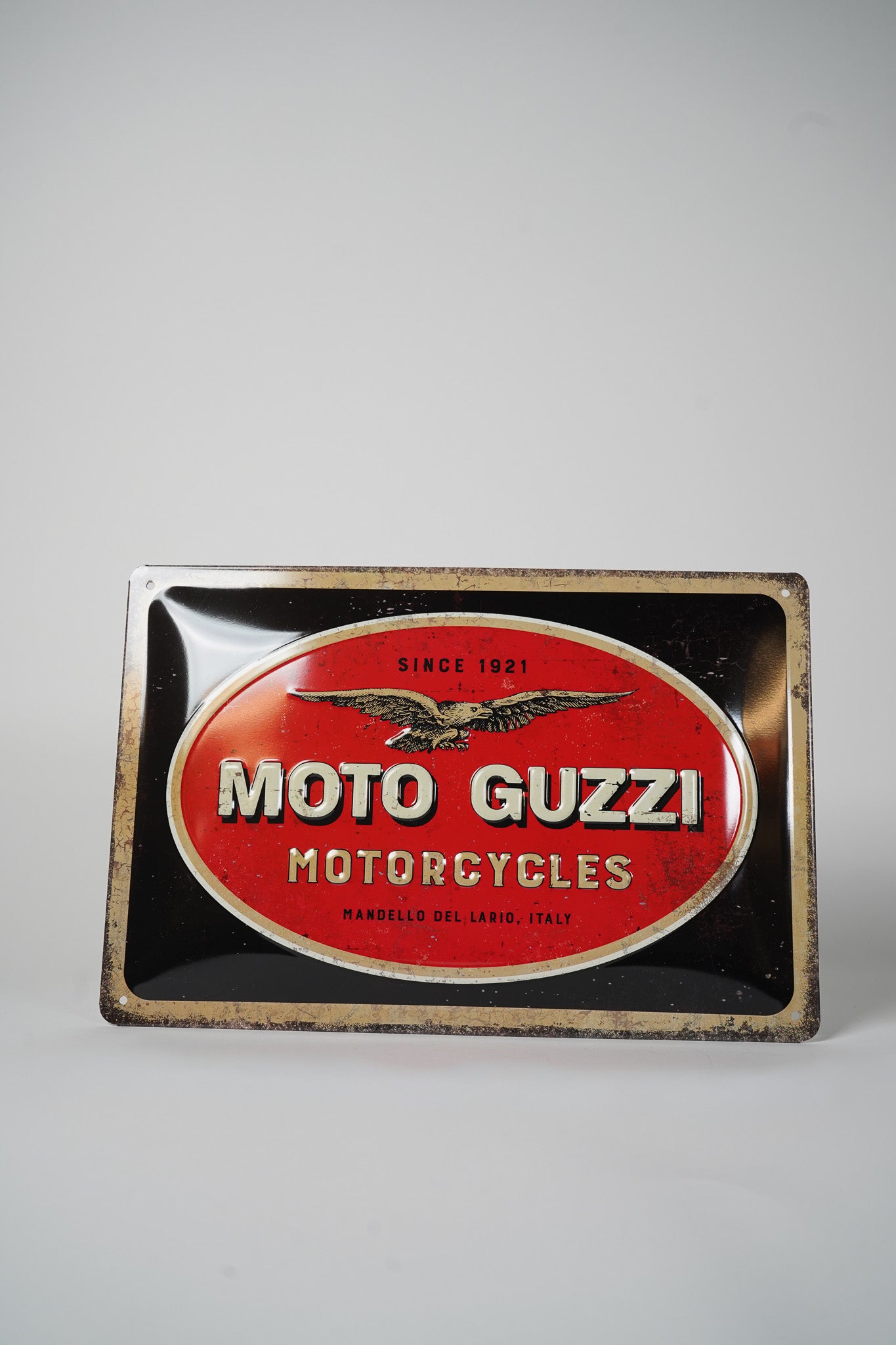 Moto Guzzi Rød Skilt 20x30cm