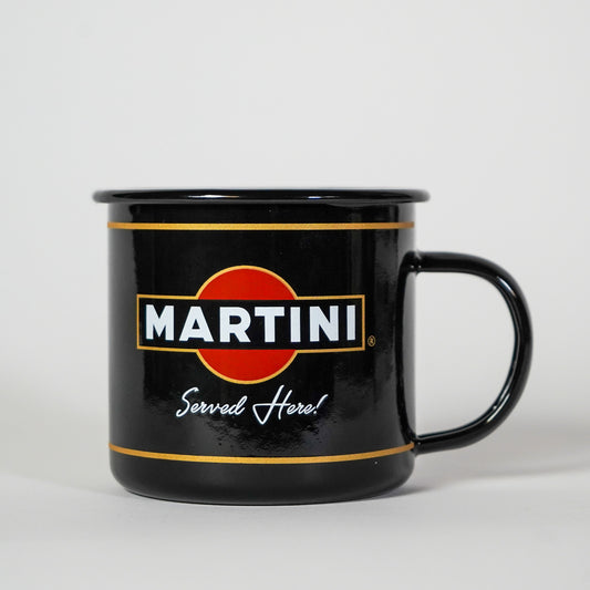 Martini Served Here Enamel Krus