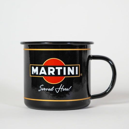 Martini Served Here Enamel Krus