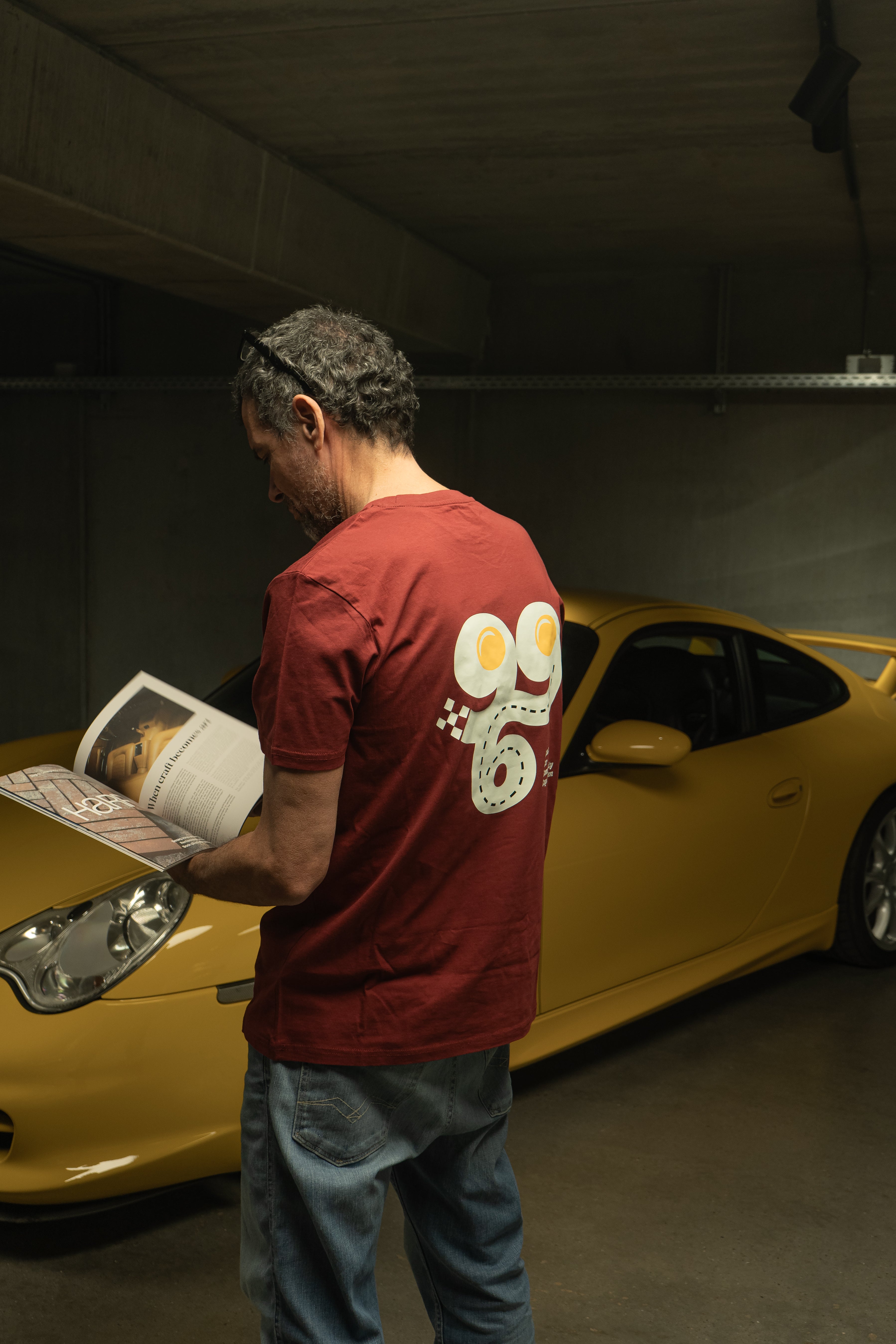 996 Egg Road T-Shirt Bordeaux