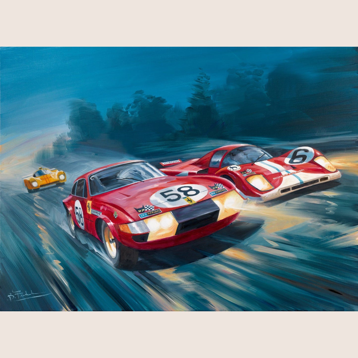 Ferrari Daytona, Le Mans plakat