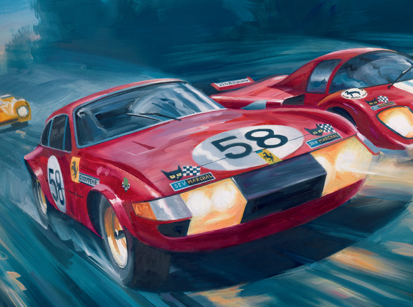 Ferrari Daytona, Le Mans plakat