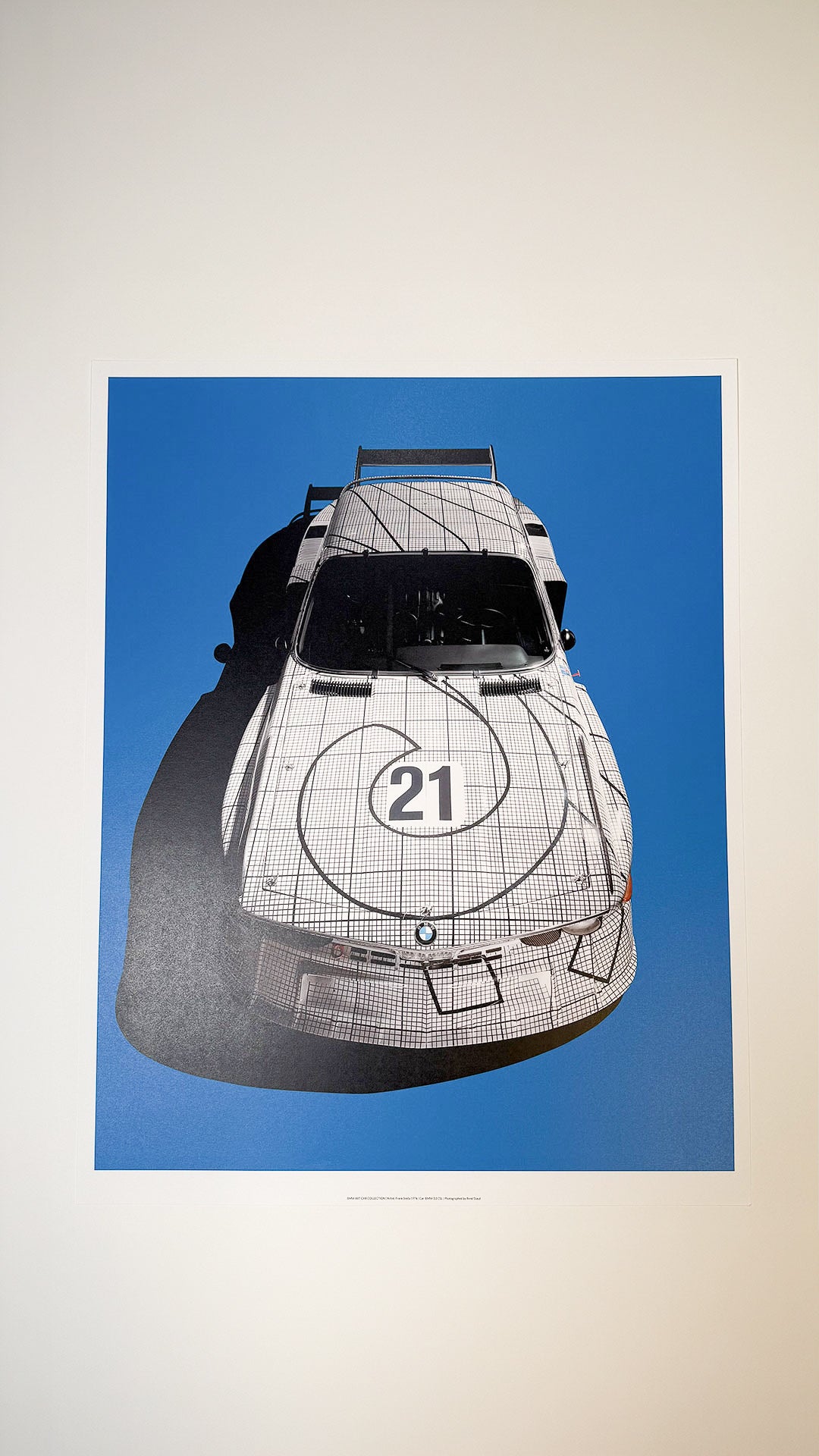 BMW Art Cars 3.0 CSL Stella 58,5x75cm Print - Rene Staud