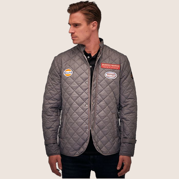 Gentlemen Driver Grey - Elegant grå jakke til gentleman drivers, for et sofistikeret og komfortabelt look.