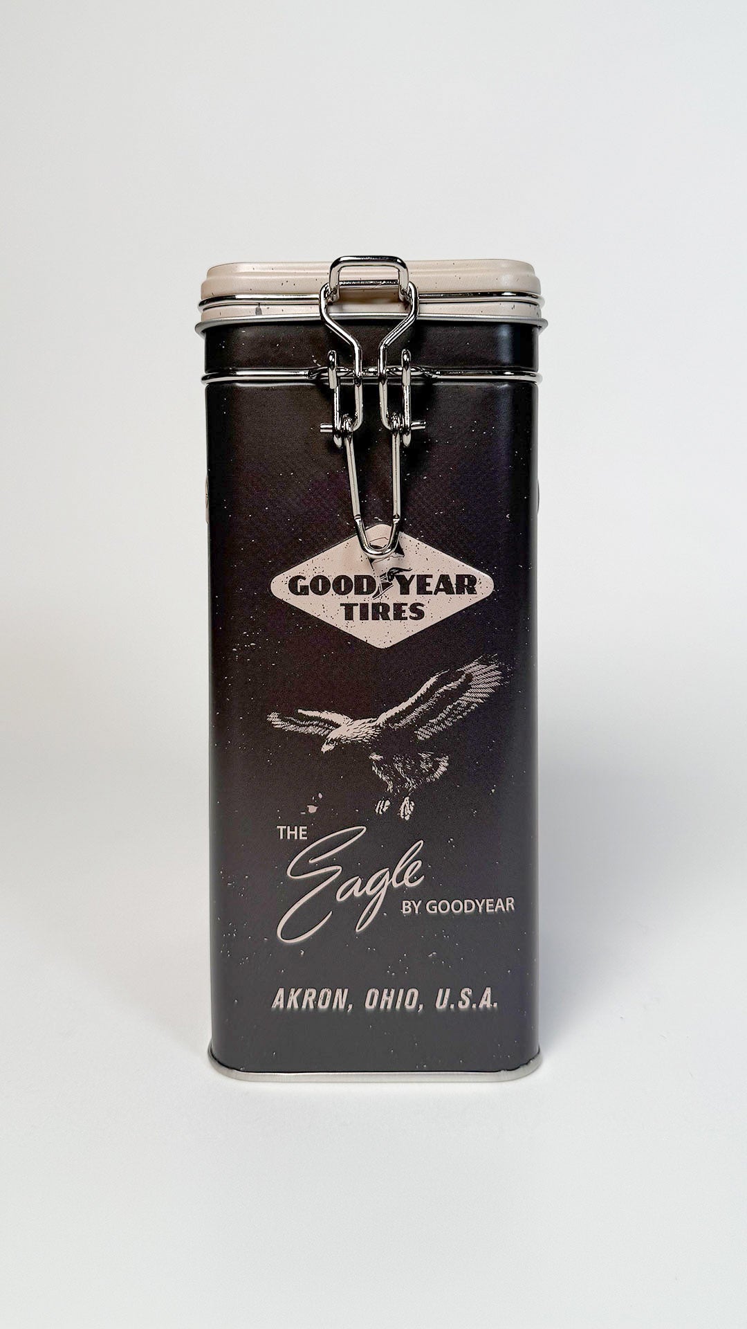 Goodyear Motorcycle Clip Top Can