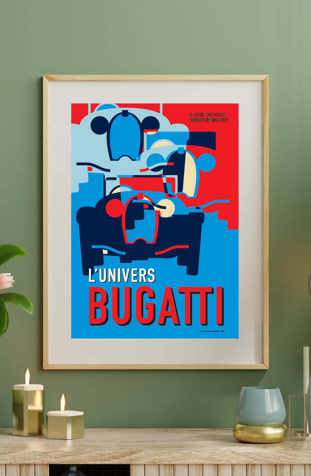 L'Univers Bugatti Plakat