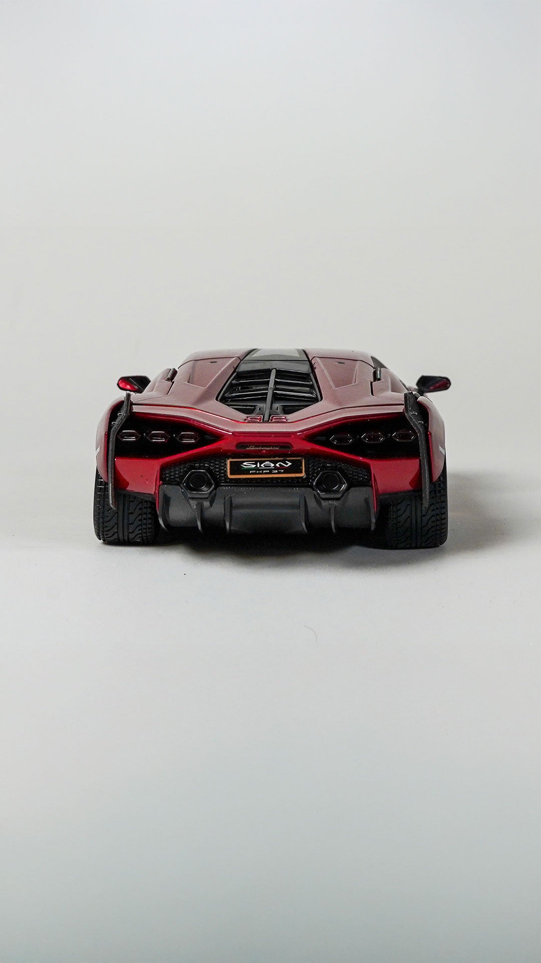 Bburago Lamborghini Sian FKP Rød 1:24