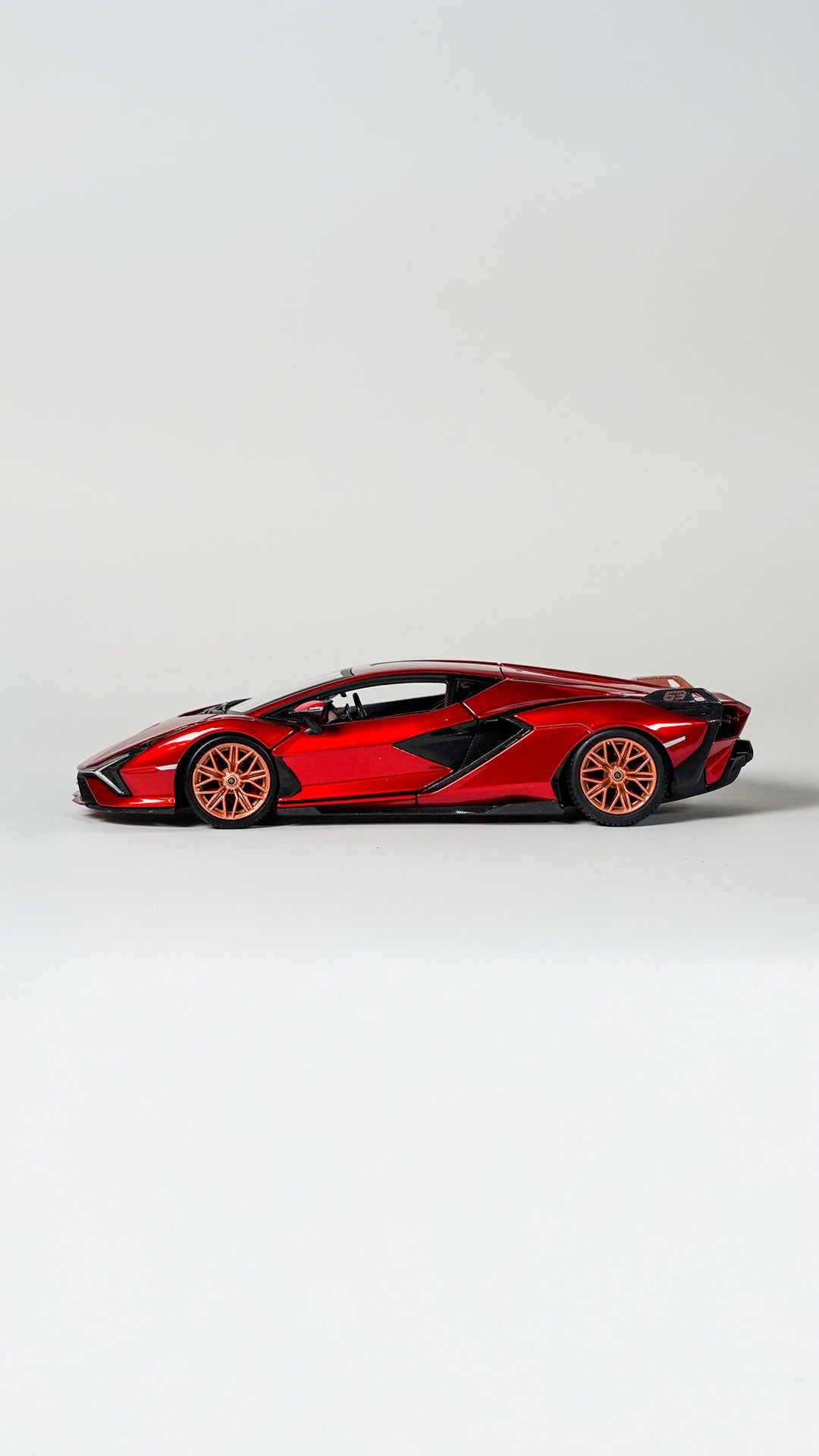Bburago Lamborghini Sian FKP Rød 1:24