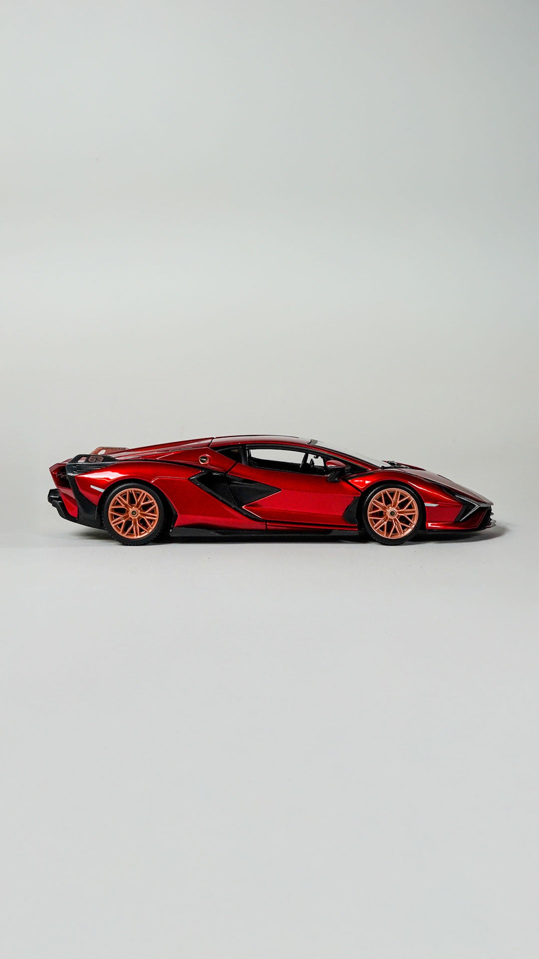 Bburago Lamborghini Sian FKP Rød 1:24