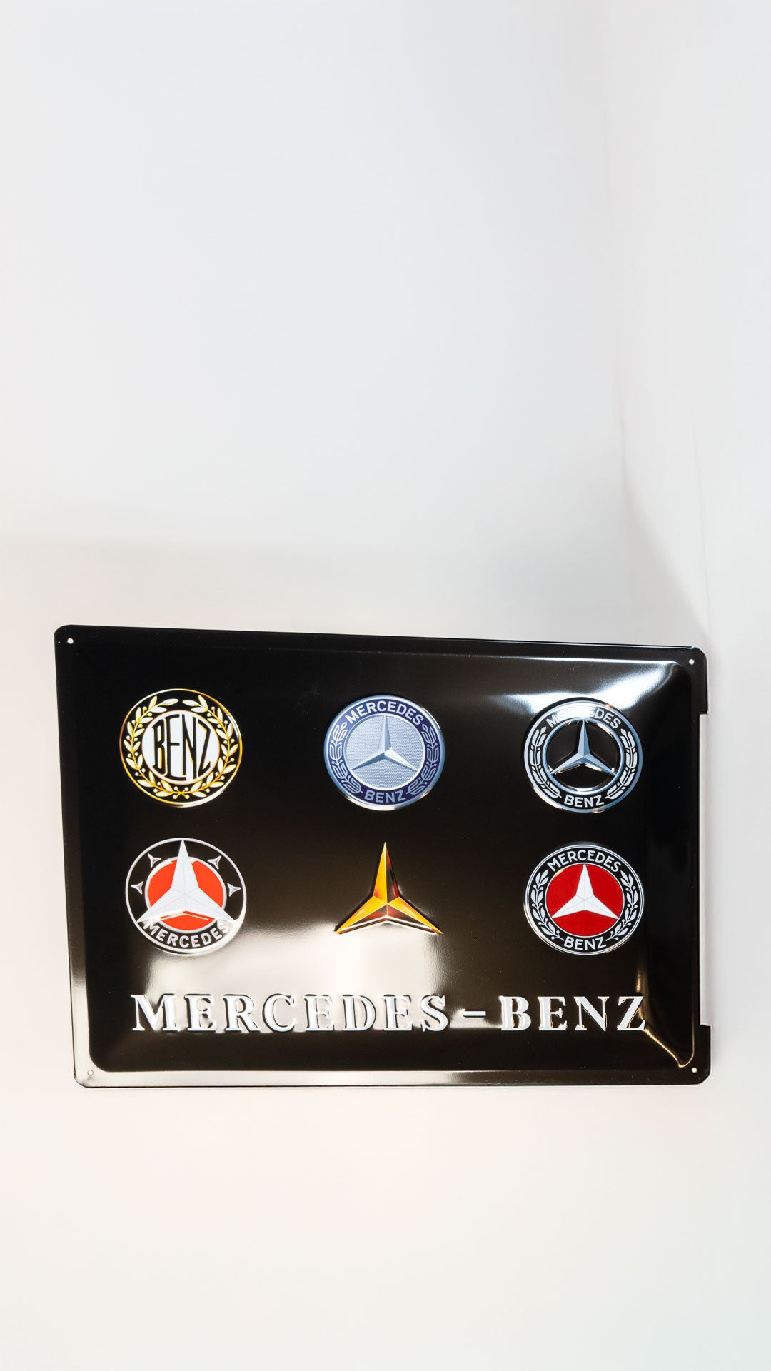 Mercedes Benz Logo Evolution Skilt 30x40