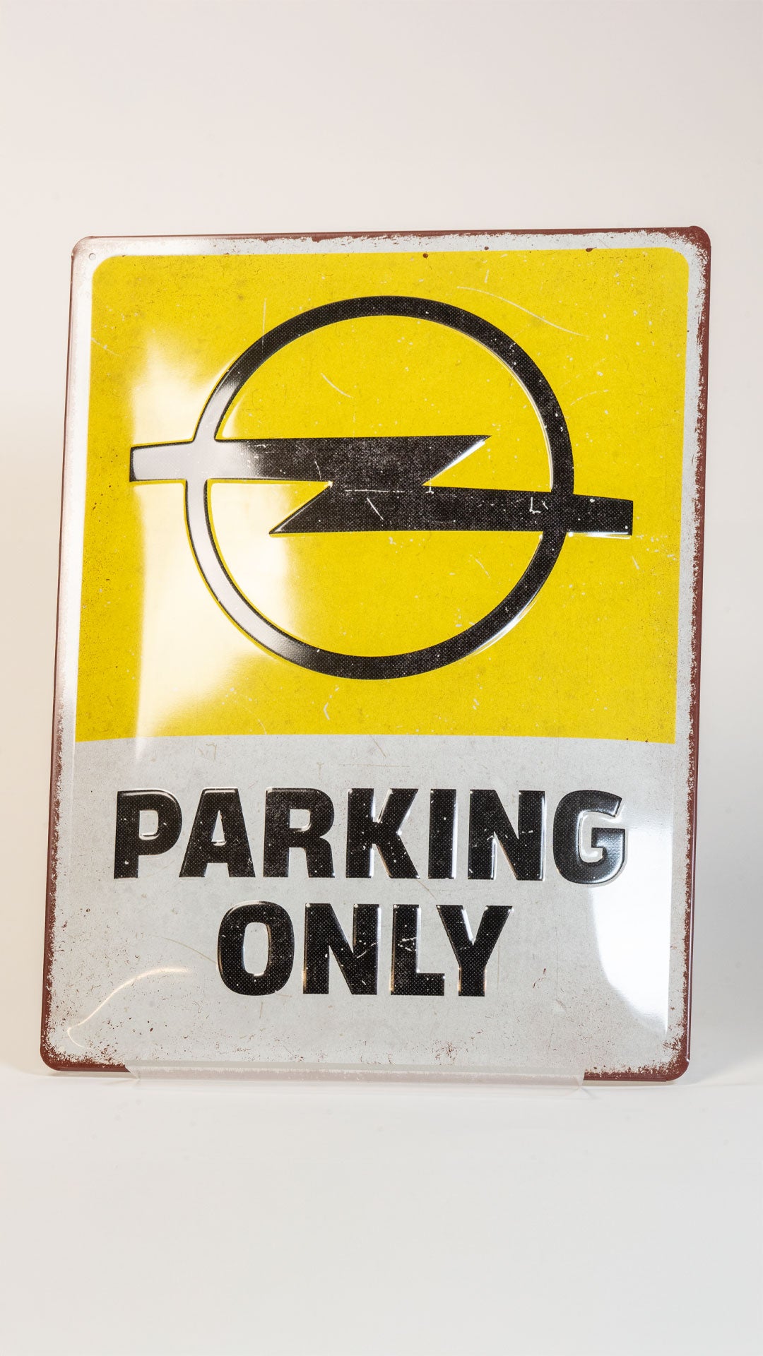 Opel Parking Only Skilt 30x40