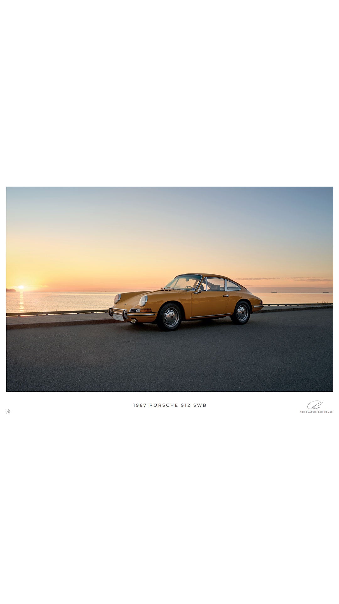Porsche 912 SWB 1967 Plakat 1/50 Limited Edition