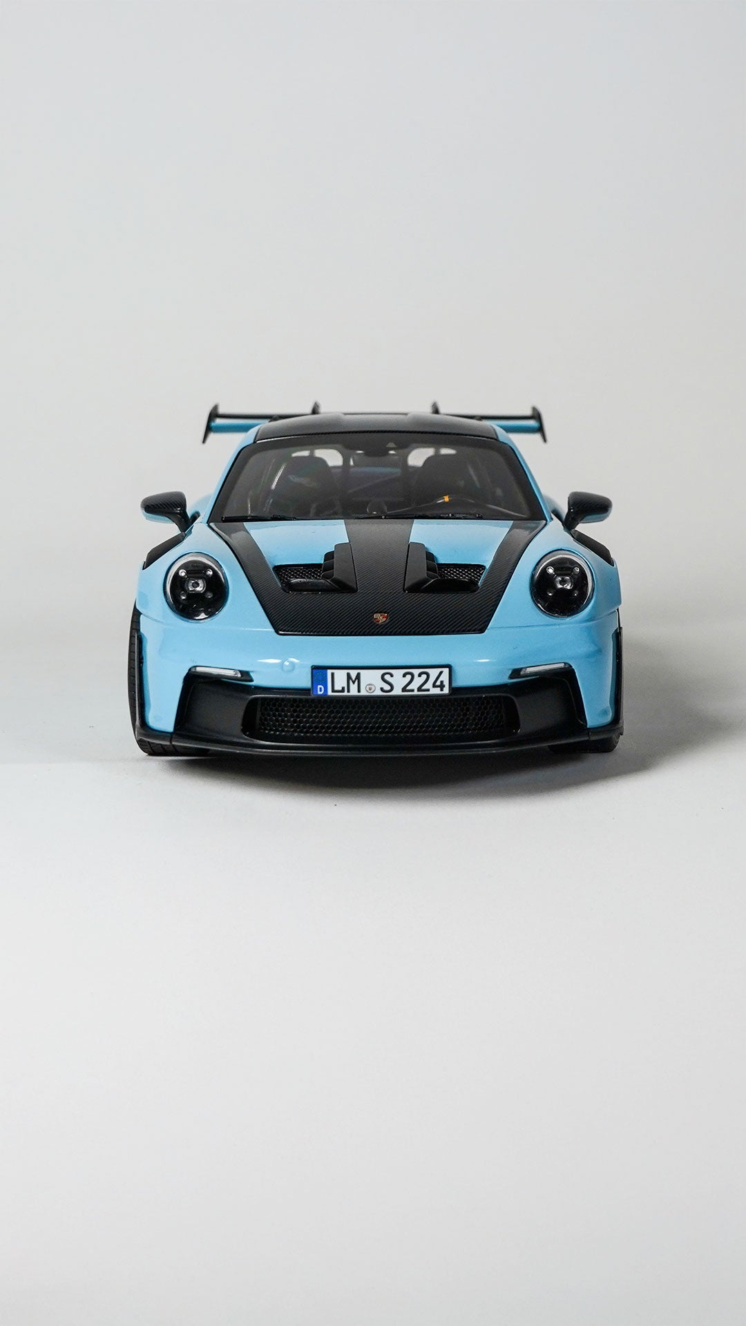 Porsche 911 GT3RS Weissach 2022 Light Blue 1:12