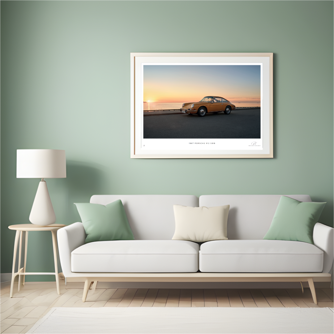 Porsche 912 SWB 1967 Plakat 1/50 Limited Edition