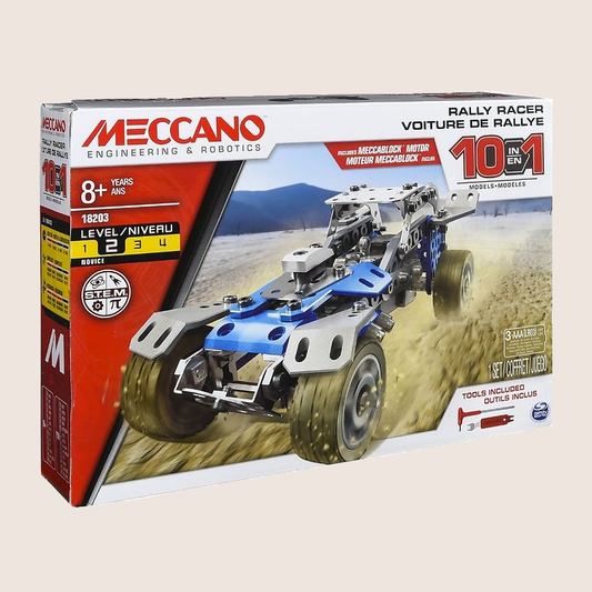 Meccano 10-Model Set - Motorized Car