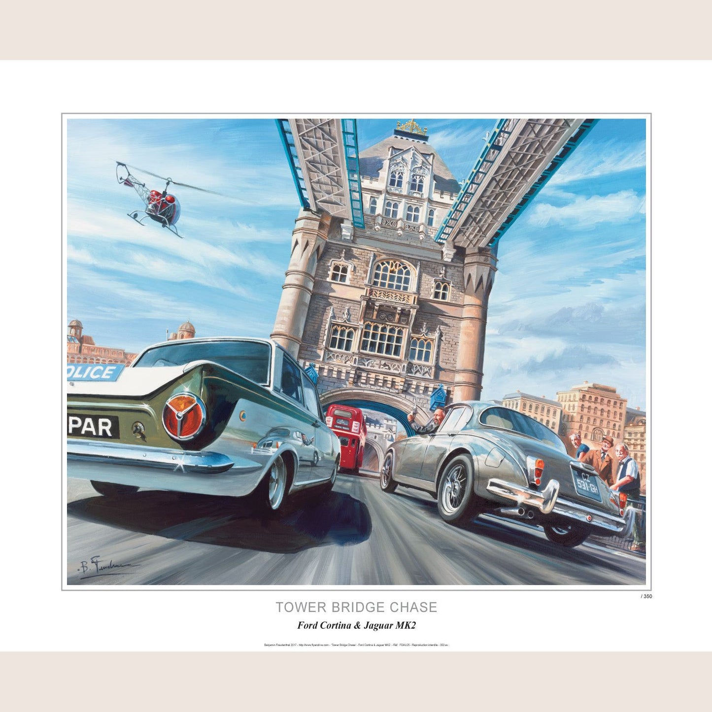 Tower Bridge Chase Plakat