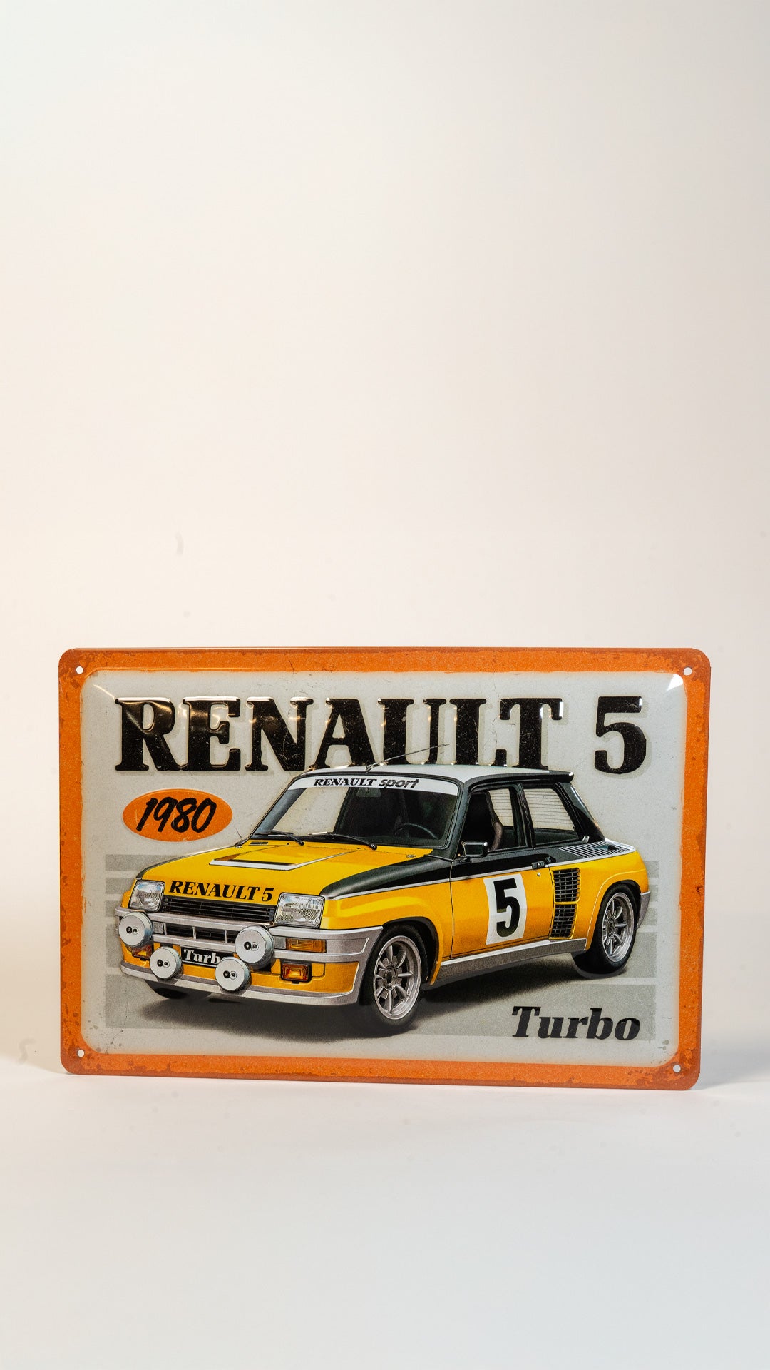 Renault 5 Turbo Skilt 20x30