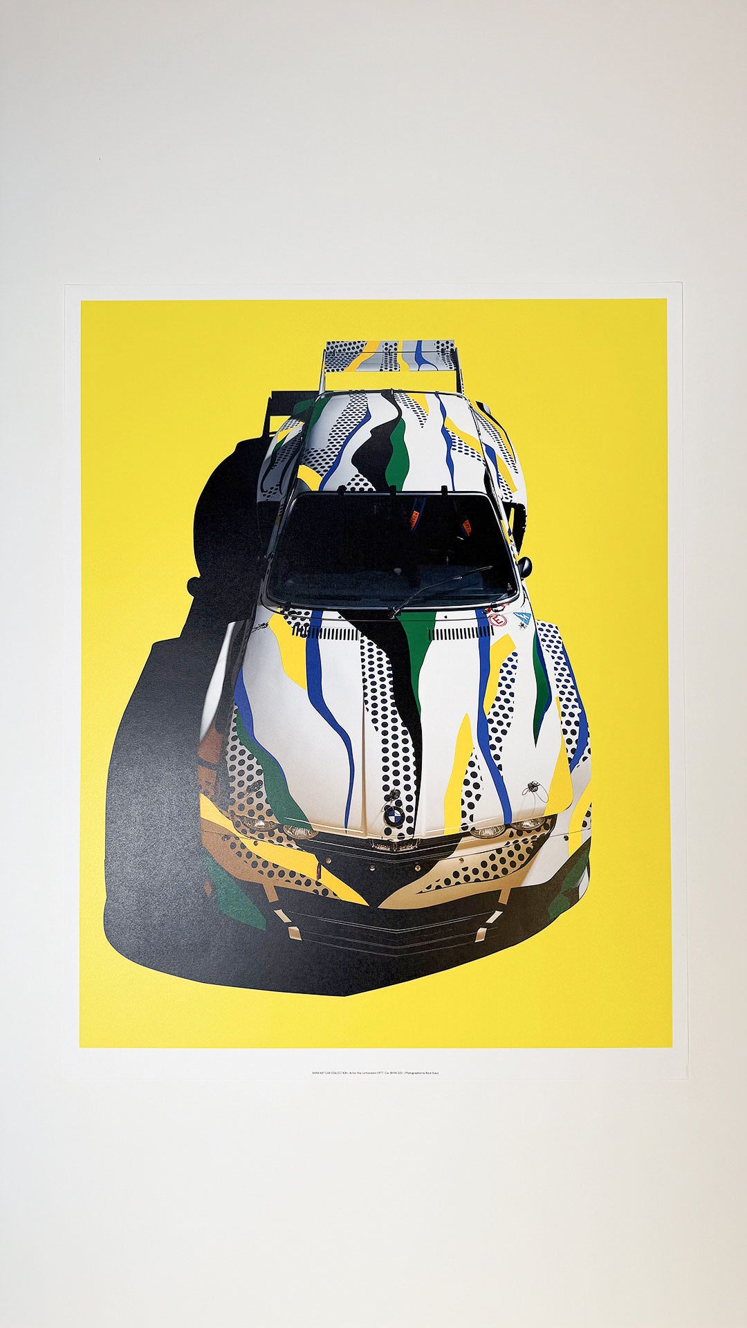 BMW Art Cars 320 Lichtenstein 58,5x75cm Print - Rene Staud