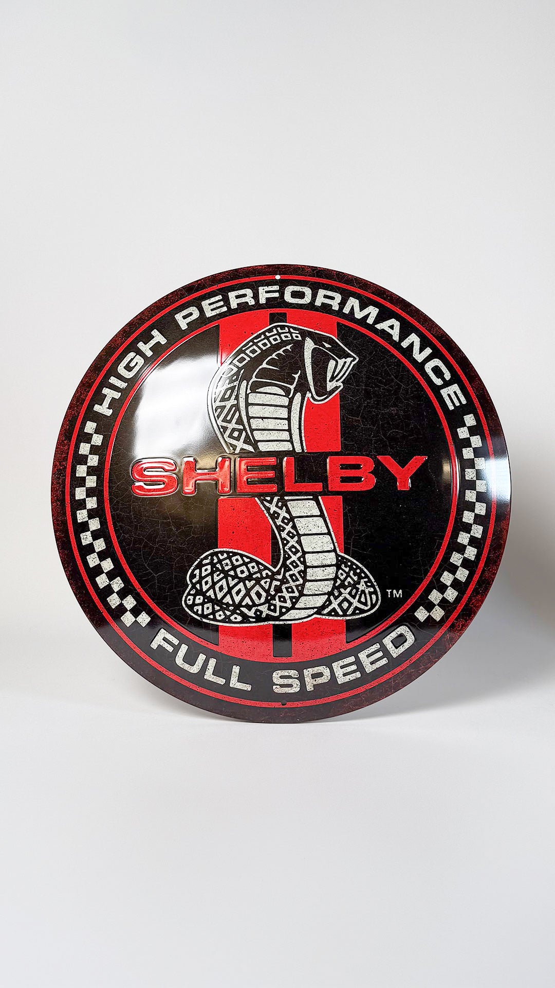 Shelby Cobra High Performance Snake Skilt Rundt