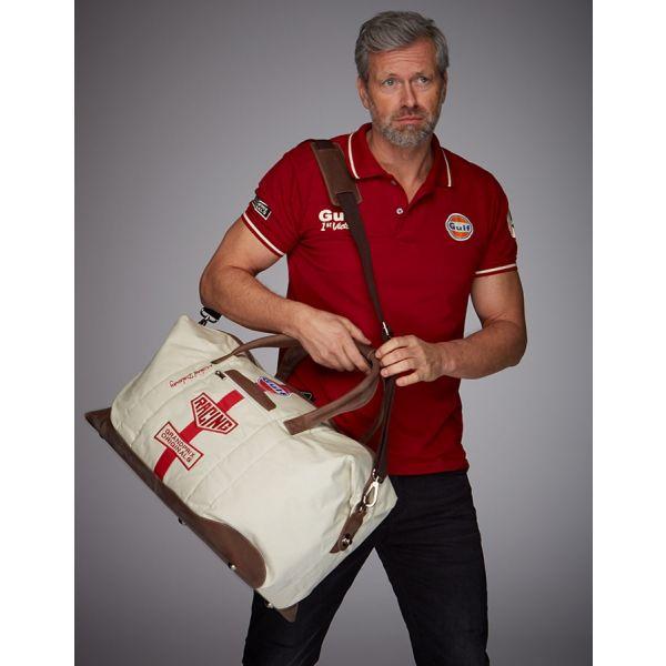 M.Delaney Travel Bag Medium - Sand – Eksklusiv rejsetaske i sandfarvet design, ideel til den stilbevidste rejsende.