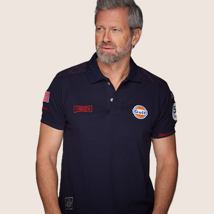M. Delaney Polo (Navy Blue) – Eksklusiv M. Delaney polo i navy blå, et stilrent valg.
