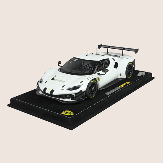 1:18 Ferrari 296 GT3 2022 Avus White BBR