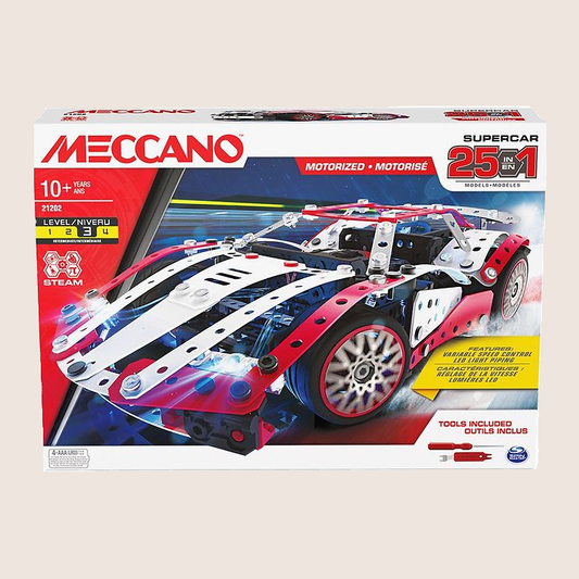 Meccano Multi Model Supercar Red