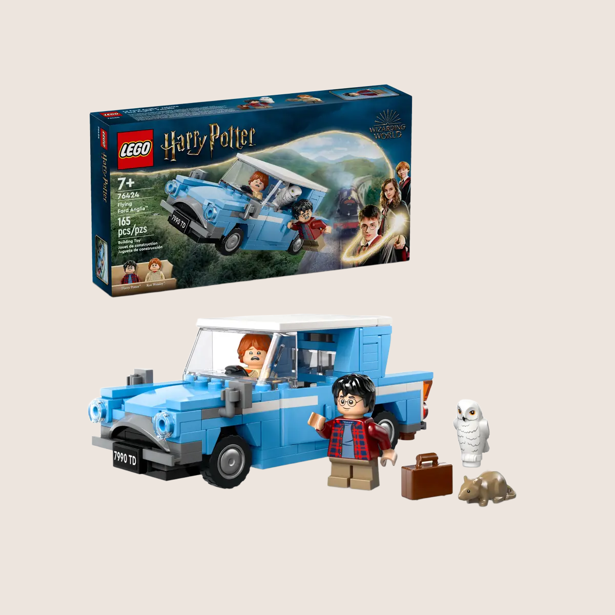 Flyvende Ford Anglia – LEGO Harry Potter-model af den magiske Flyvende Ford Anglia.