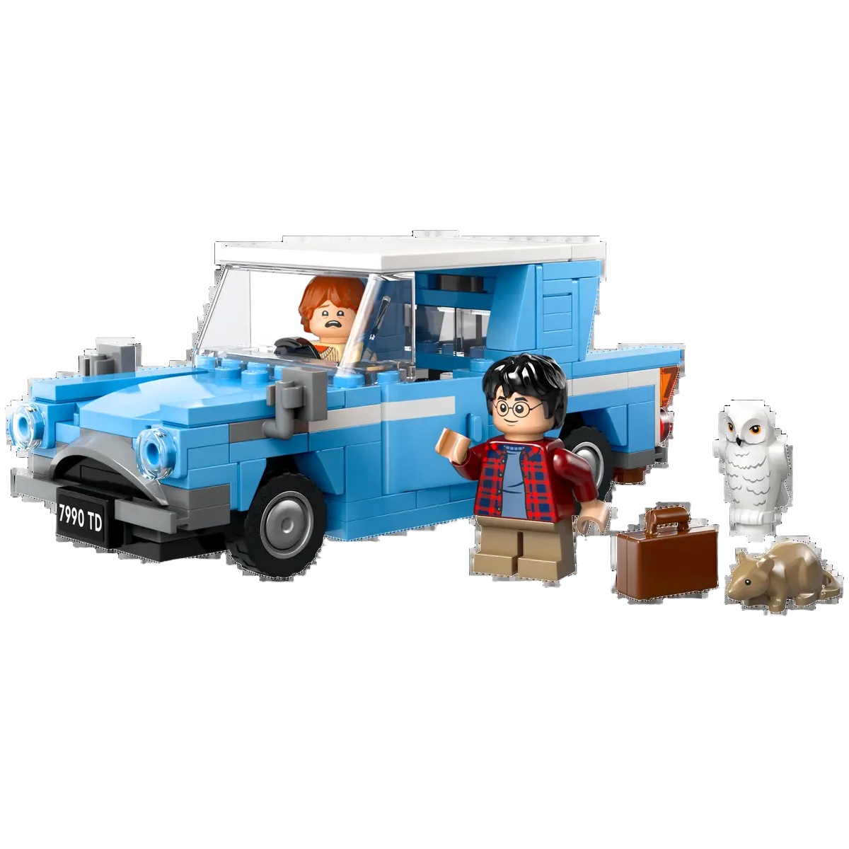 Flyvende Ford Anglia – LEGO Harry Potter-model af den magiske Flyvende Ford Anglia.
