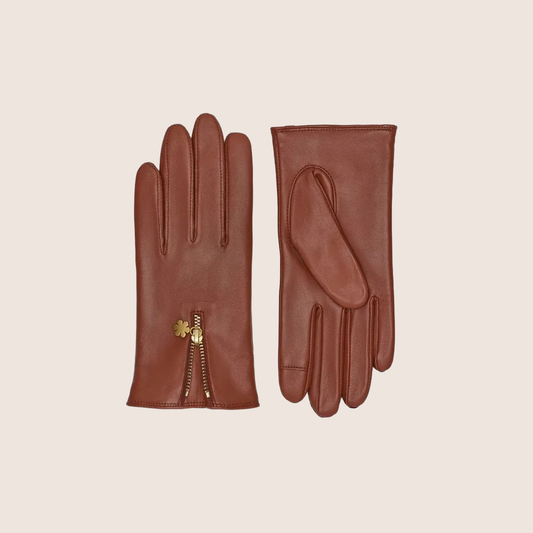 ARABELLA - COGNAC - Cognac – Eksklusiv cognacfarvet taske i luksuriøst design, ideel til den stilbevidste kvinde