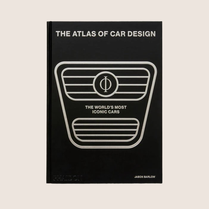 Atlas Of Classic Car Design Sort – En sort udgave af klassiske bilers designhistorie med detaljerede illustrationer.