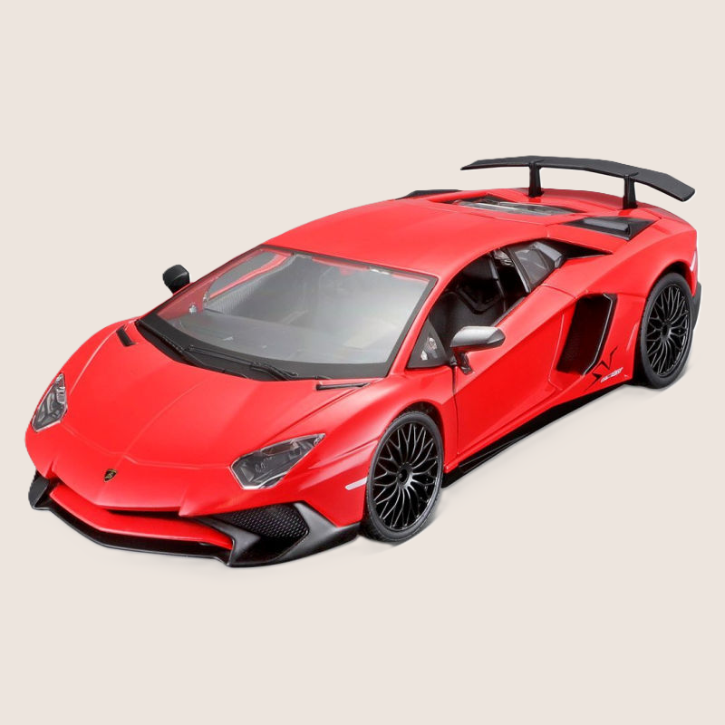 Bburago Lamborghini Aventador SV 1:24 bilmodel med detaljeret design og autentisk Lamborghini-stil