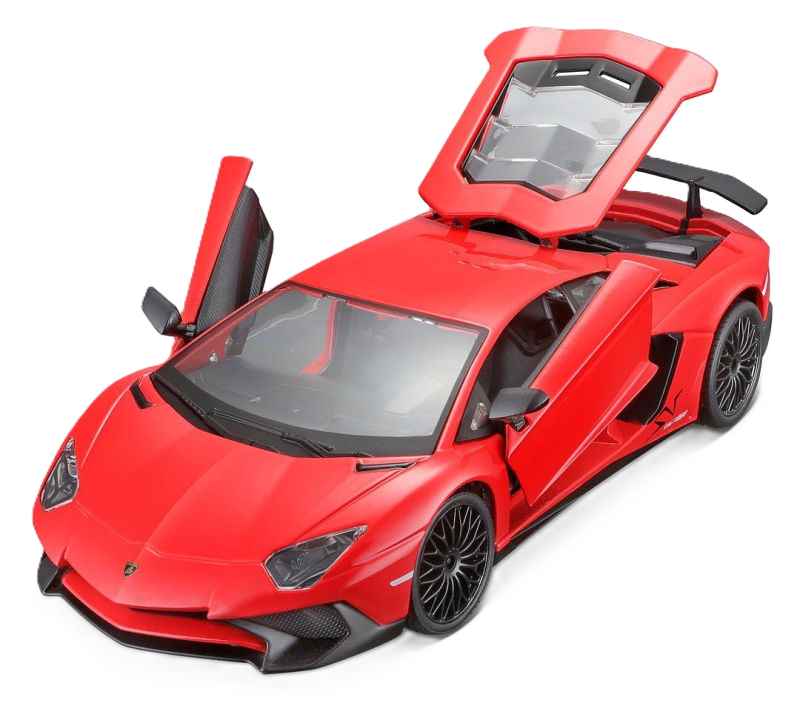 Bburago Lamborghini Aventador SV 1:24 bilmodel med detaljeret design og autentisk Lamborghini-stil