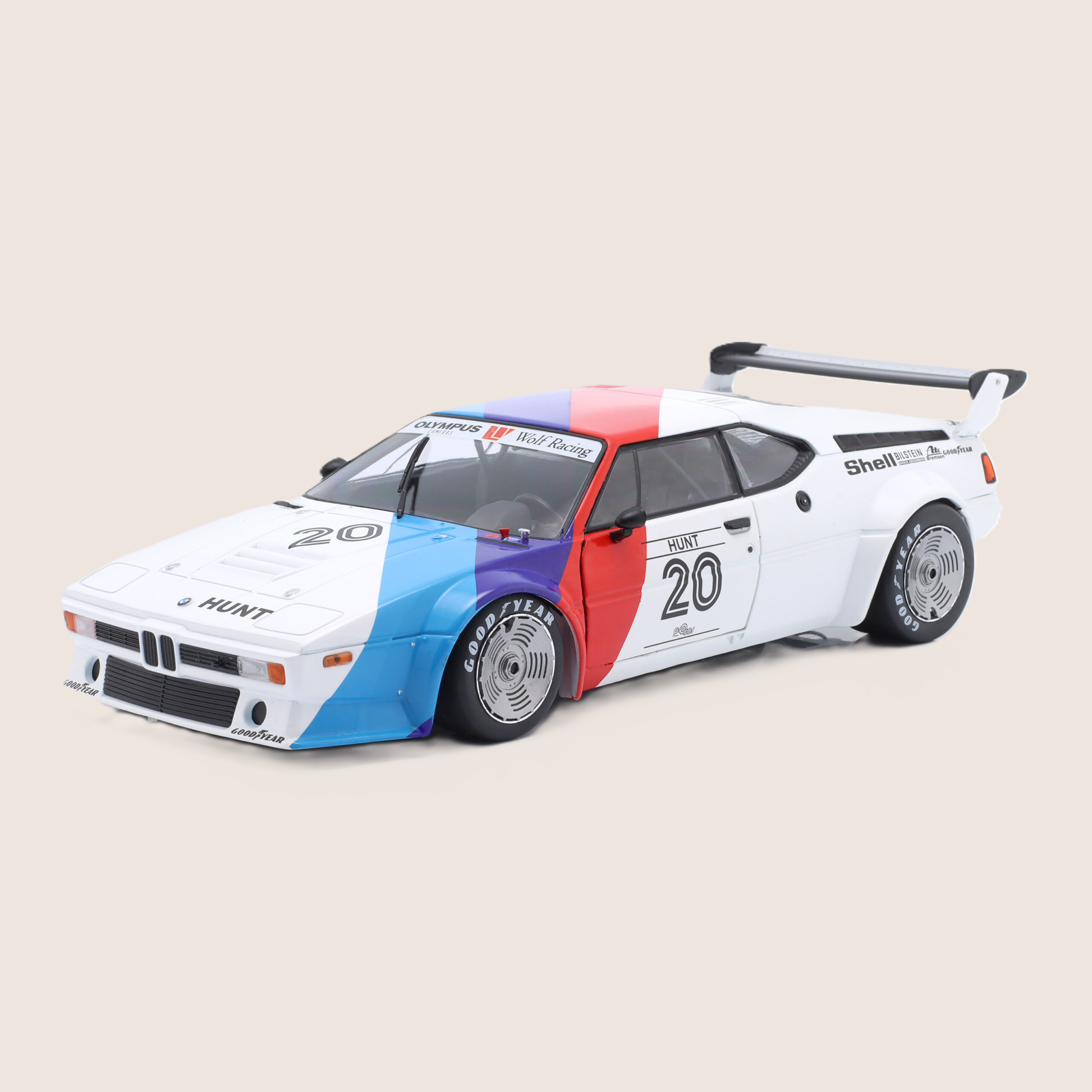 BMW M1 Procar No. 20 i 1:18 fra Werk83 med klassisk racingdesign