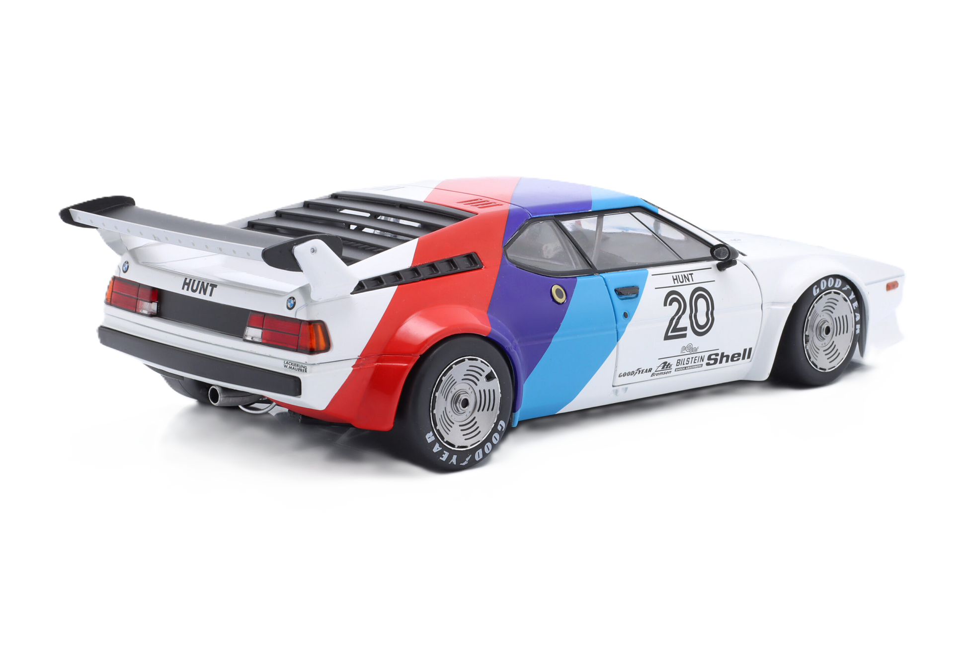 BMW M1 Procar No. 20 i 1:18 fra Werk83 med klassisk racingdesign