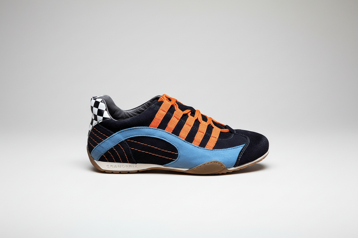 GPO Sneakers Blue Suede