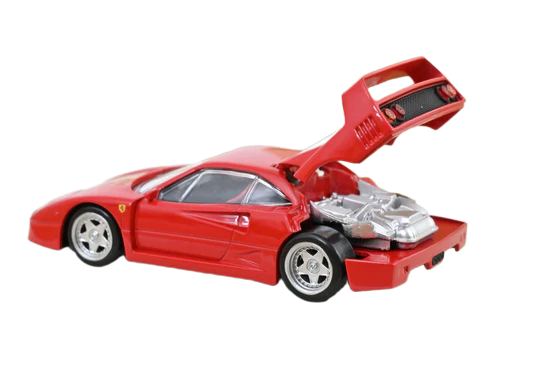 Ferrari F40 Rød 1:43 Norev – Klassisk modelbil i skala 1:43 med rød lakering, fine detaljer og autentisk gengivelse af Ferraris ikoniske superbil.