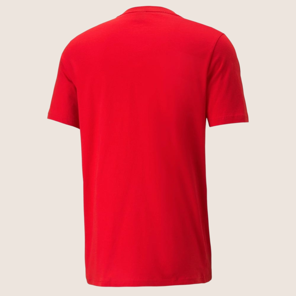Ferrari Fanwear Big Shield T-shirt – Rød T-shirt med stort Ferrari-skjold på brystet. Officielt merchandise til passionerede Ferrari-fans.