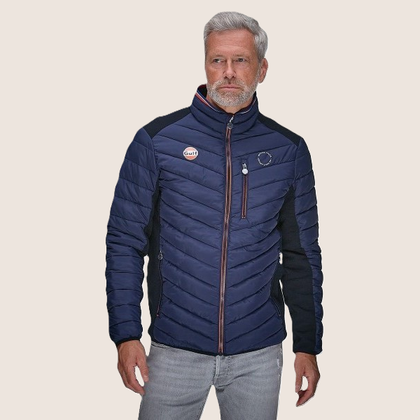 GPO Originals Gulf Hunter Jacket med klassiske Gulf-detaljer og racing-inspireret design