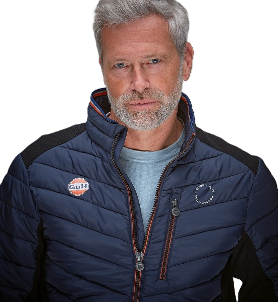 GPO Originals Gulf Hunter Jacket med klassiske Gulf-detaljer og racing-inspireret design