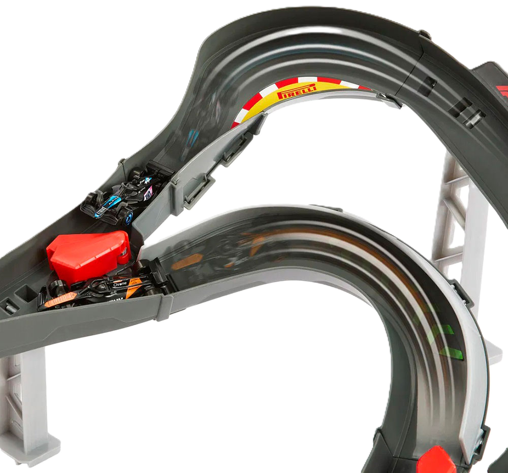 Hot Wheels Racing Sprint Race Circuit med loops og sving til spændende racerløb med Hot Wheels-biler