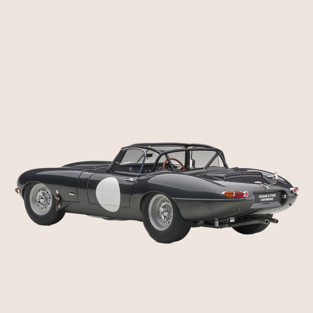 Jaguar E-type lightweight mørkegrå 1:18 AutoArt