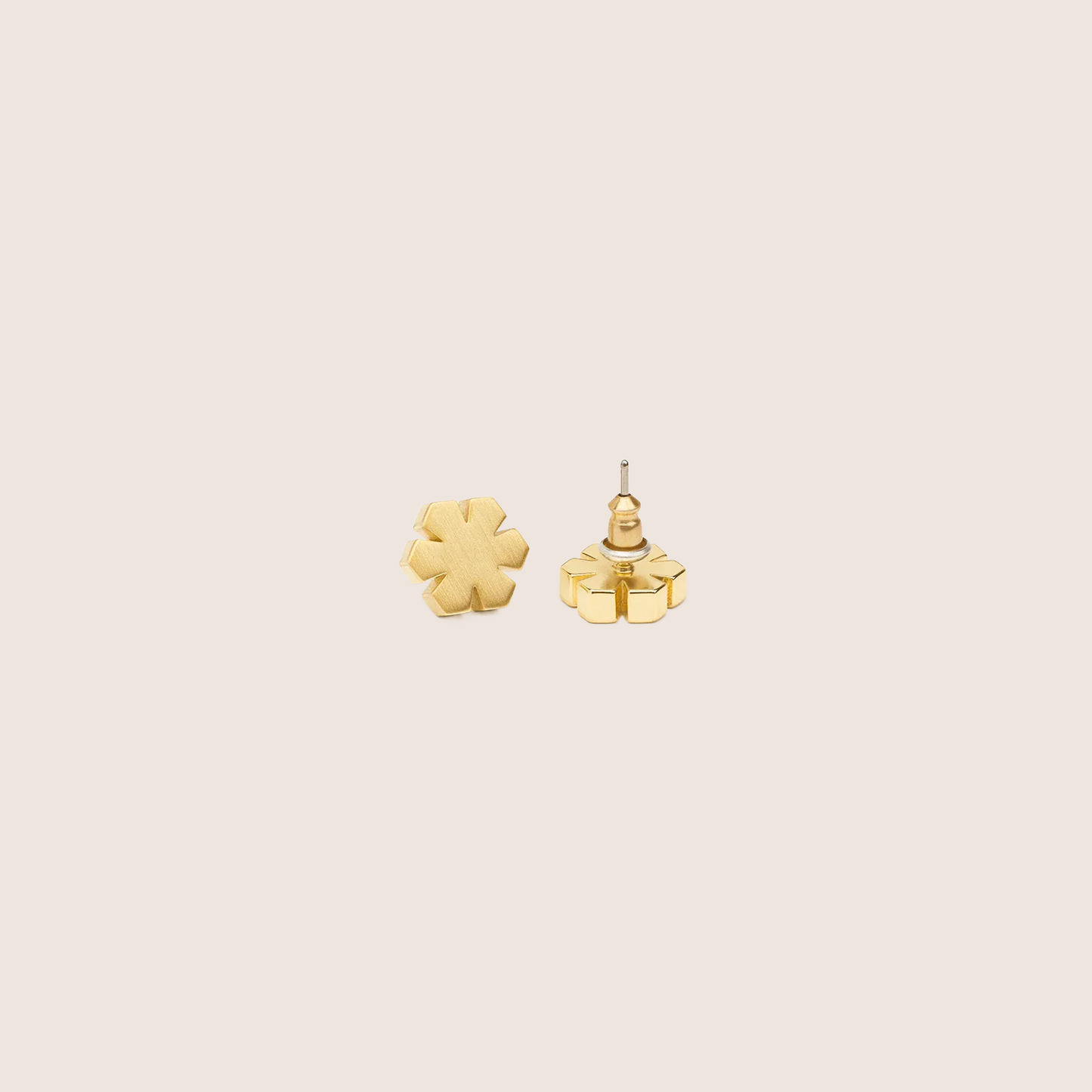 CHUNKY KALMUS EARRINGS - Gold