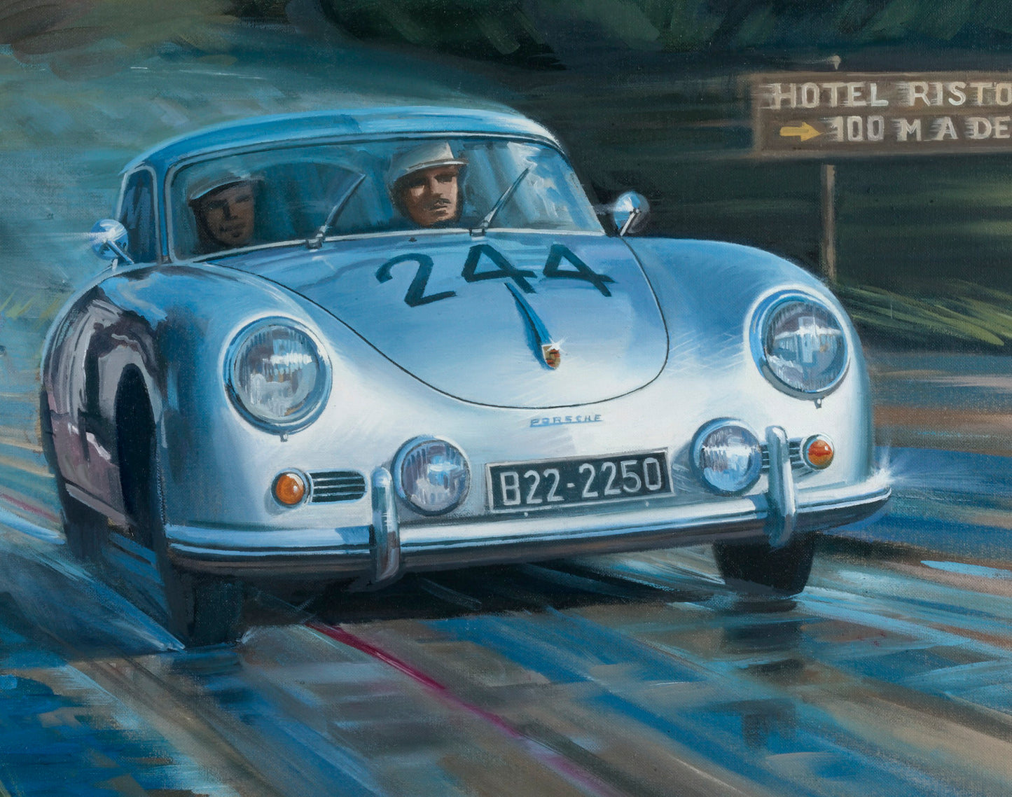 Porsche 356, Mille Miglia Plakat