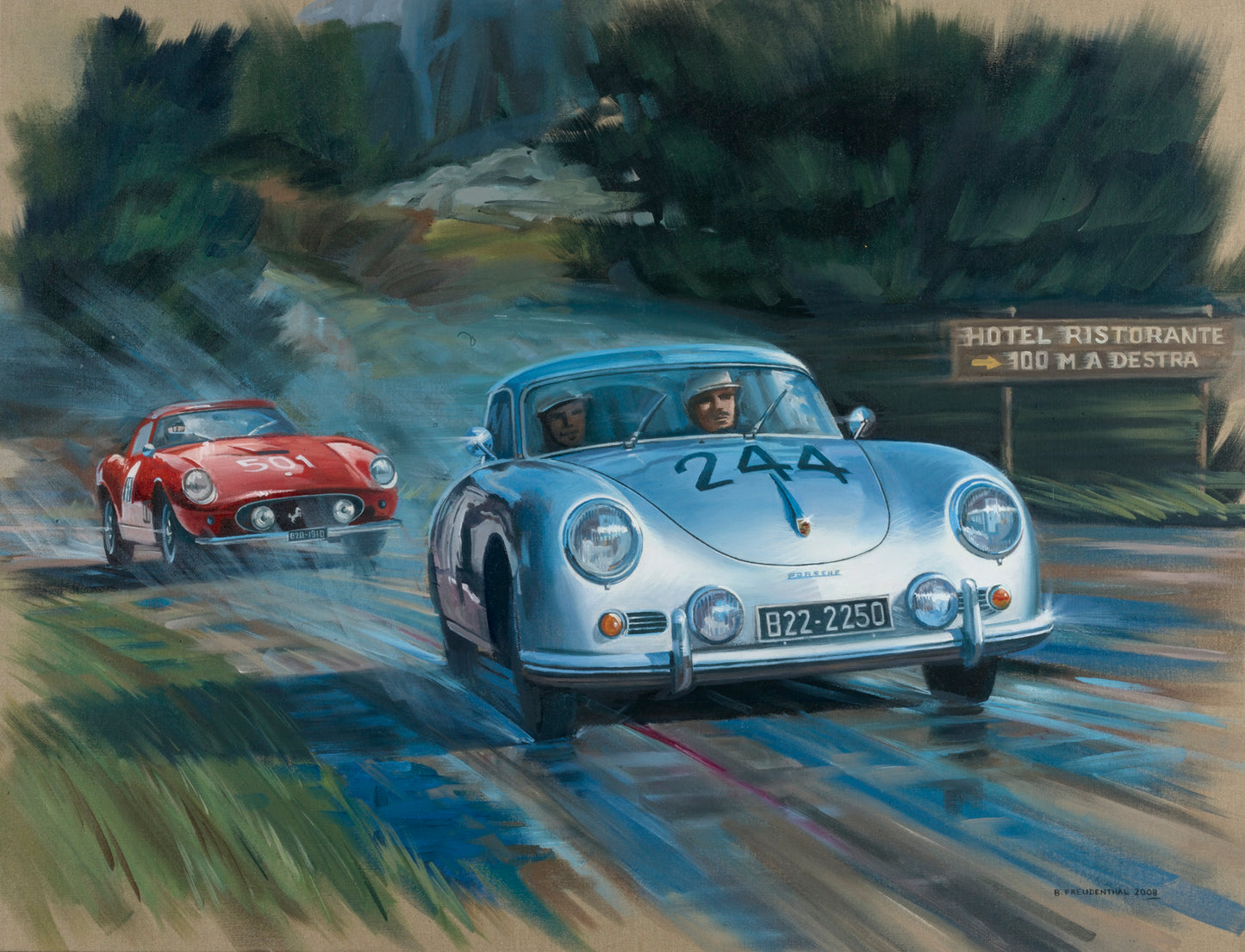 Porsche 356, Mille Miglia Plakat